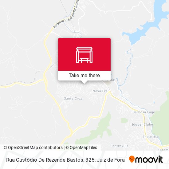 Rua Custódio De Rezende Bastos, 325 map