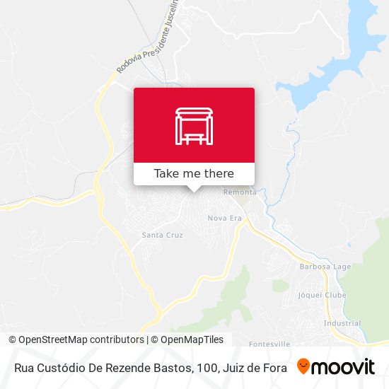 Rua Custódio De Rezende Bastos, 100 map