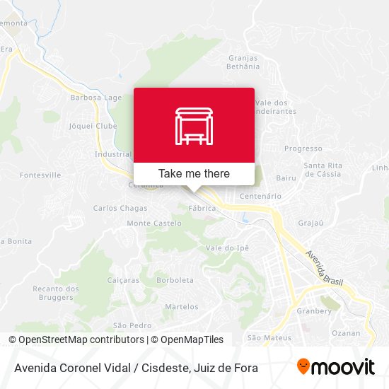 Avenida Coronel Vidal / Cisdeste map