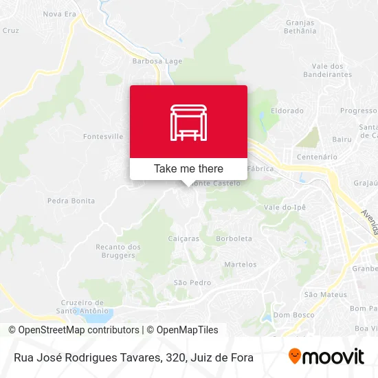 Rua José Rodrigues Tavares, 320 map