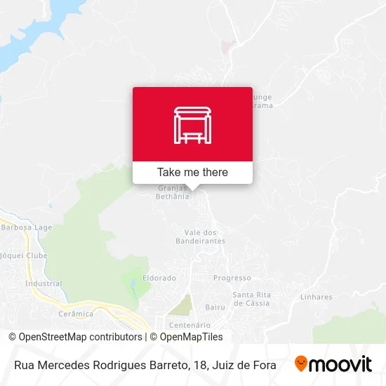 Rua Mercedes Rodrigues Barreto, 18 map