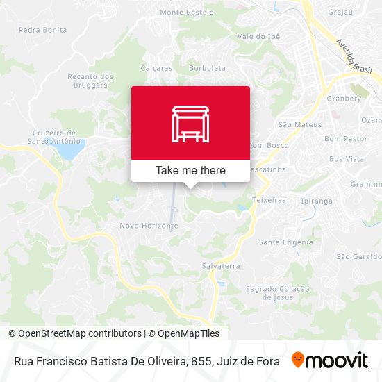 Rua Francisco Batista De Oliveira, 855 map