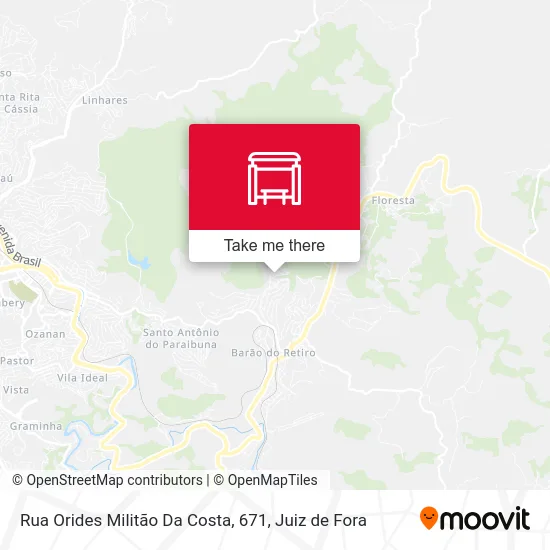 Rua Orides Militão Da Costa, 671 map
