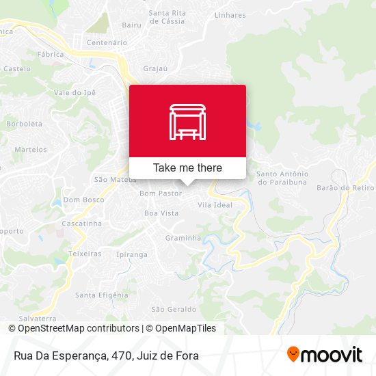 Rua Da Esperança, 470 map