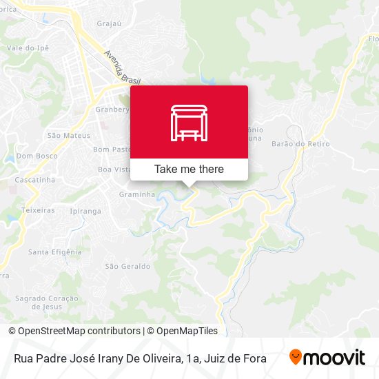 Rua Padre José Irany De Oliveira, 1a map
