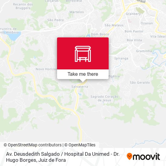 Mapa Av. Deusdedith Salgado / Hospital Da Unimed - Dr. Hugo Borges