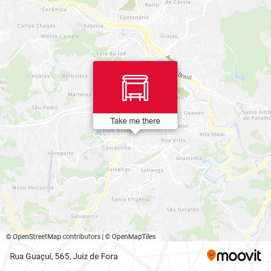 Rua Guaçuí, 565 map