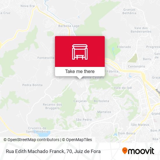 Rua Edith Machado Franck, 70 map