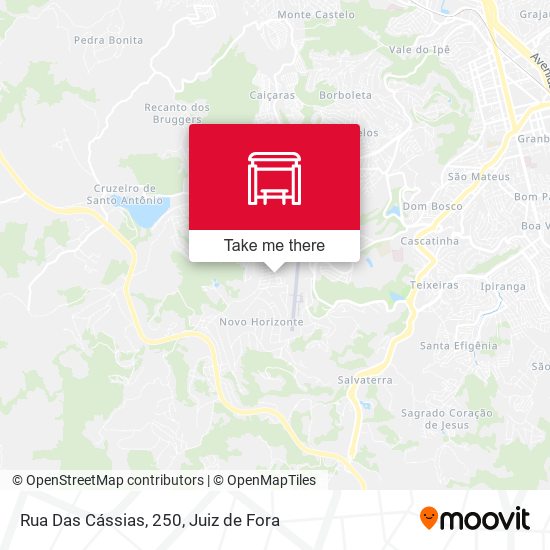 Rua Das Cássias, 250 map