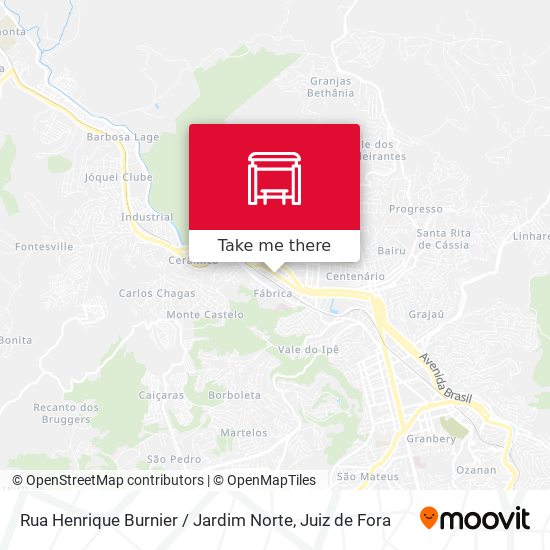 Rua Henrique Burnier / Jardim Norte map