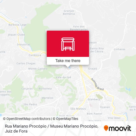 Rua Mariano Procópio / Museu Mariano Procópio map