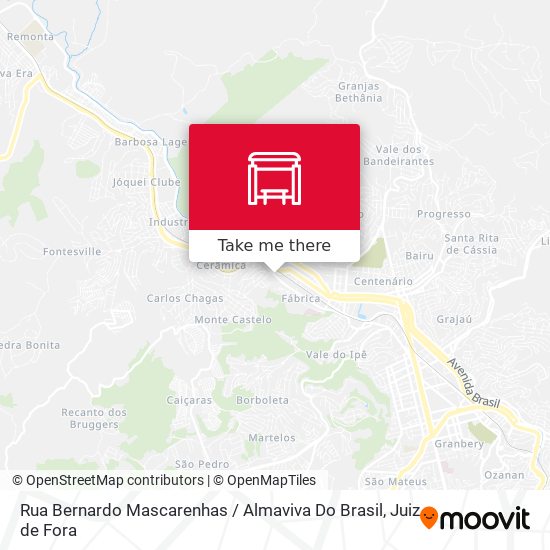 Rua Bernardo Mascarenhas / Almaviva Do Brasil map