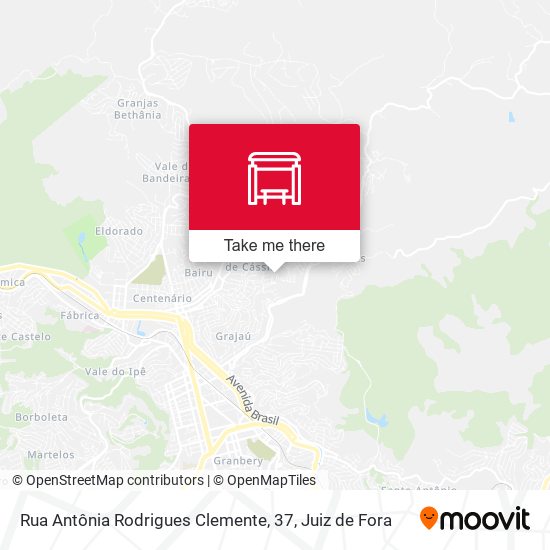 Rua Antônia Rodrigues Clemente, 37 map
