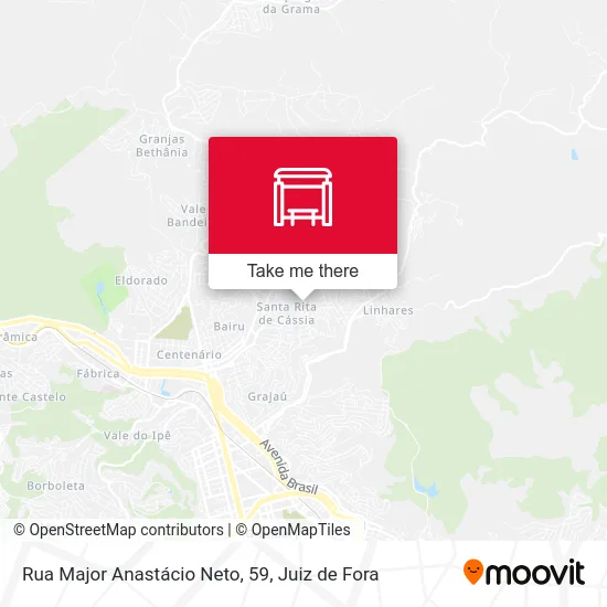 Rua Major Anastácio Neto, 59 map