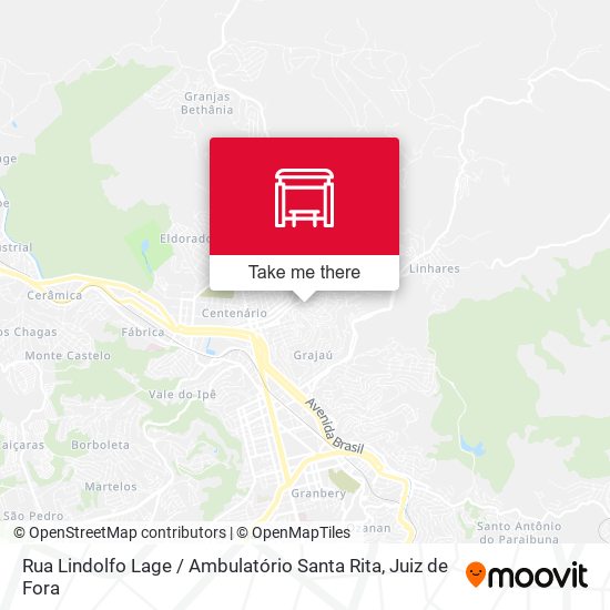 Rua Lindolfo Lage / Ambulatório Santa Rita map