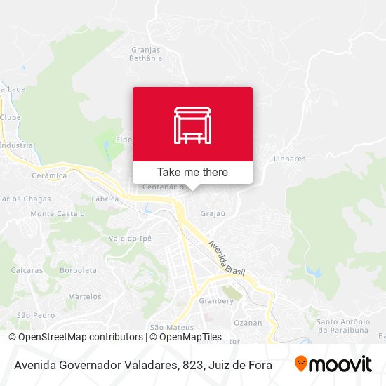 Avenida Governador Valadares, 823 map