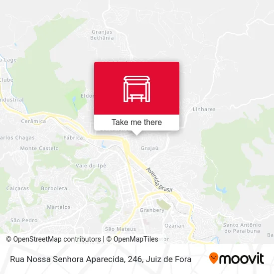 Rua Nossa Senhora Aparecida, 246 map