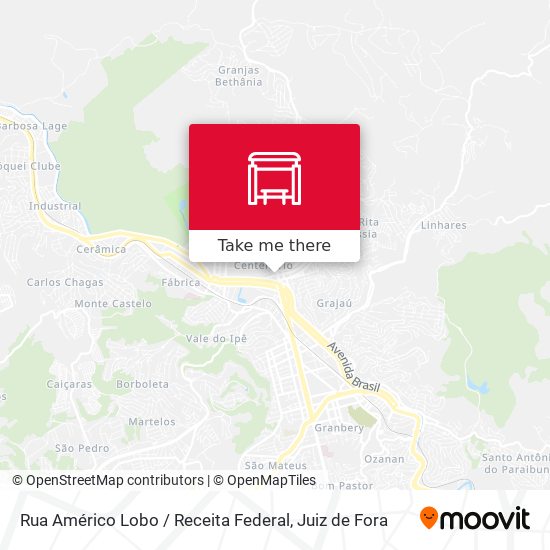 Rua Américo Lobo / Receita Federal map