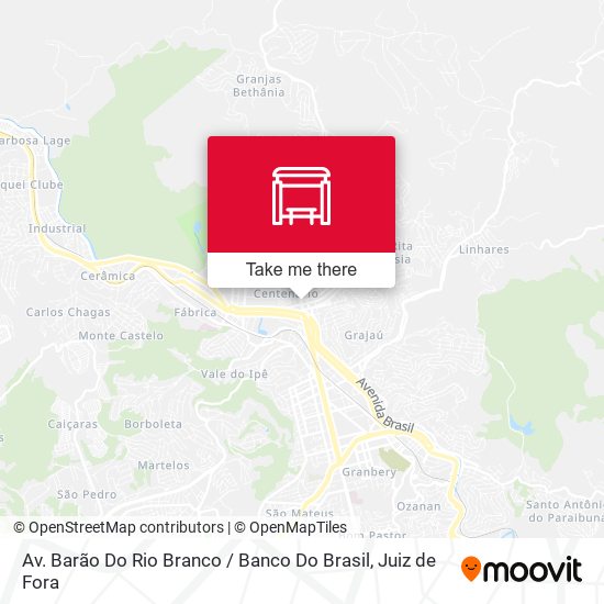 Mapa Av. Barão Do Rio Branco / Banco Do Brasil