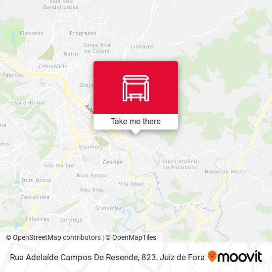 Rua Adelaíde Campos De Resende, 823 map