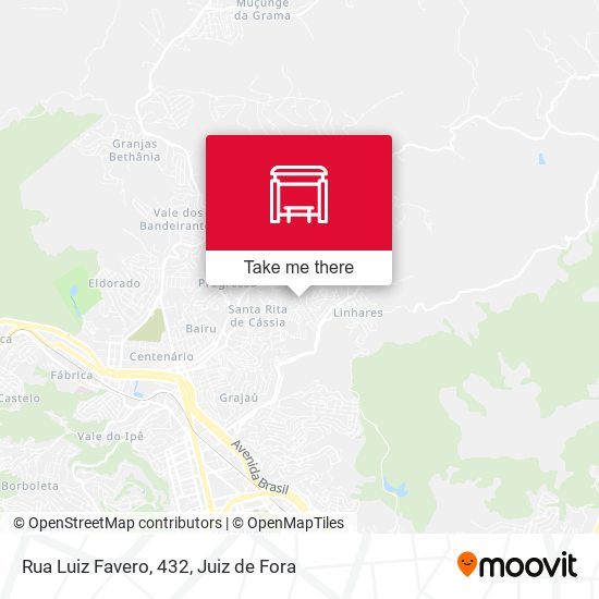 Rua Luiz Favero, 432 map
