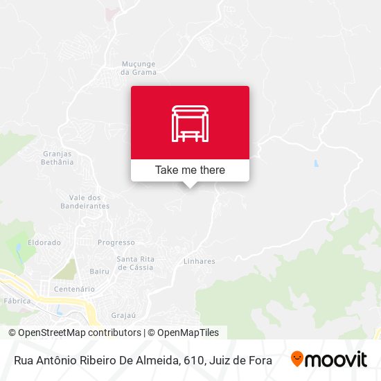 Rua Antônio Ribeiro De Almeida, 610 map