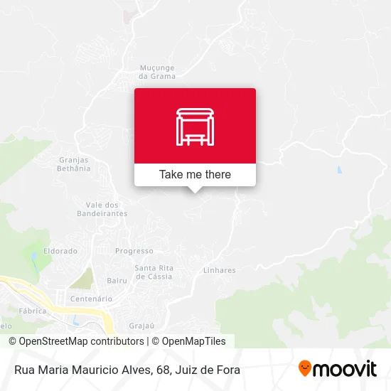 Rua Maria Mauricio Alves, 68 map