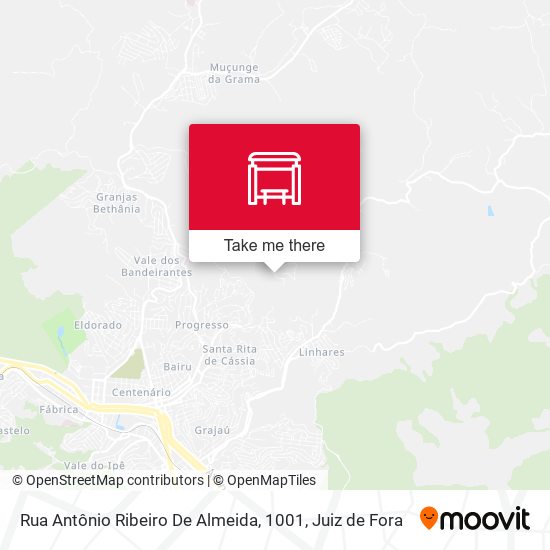 Rua Antônio Ribeiro De Almeida, 1001 map