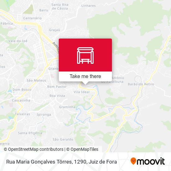 Rua Maria Gonçalves Tôrres, 1290 map