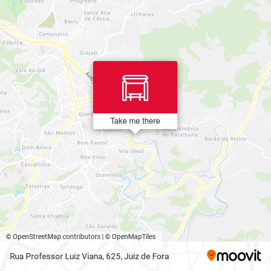 Rua Professor Luiz Viana, 625 map
