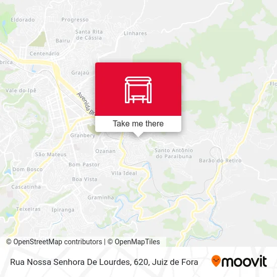 Rua Nossa Senhora De Lourdes, 620 map