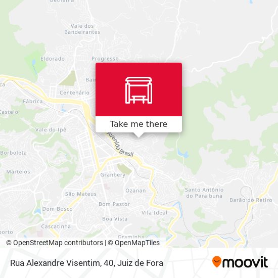 Rua Alexandre Visentim, 40 map