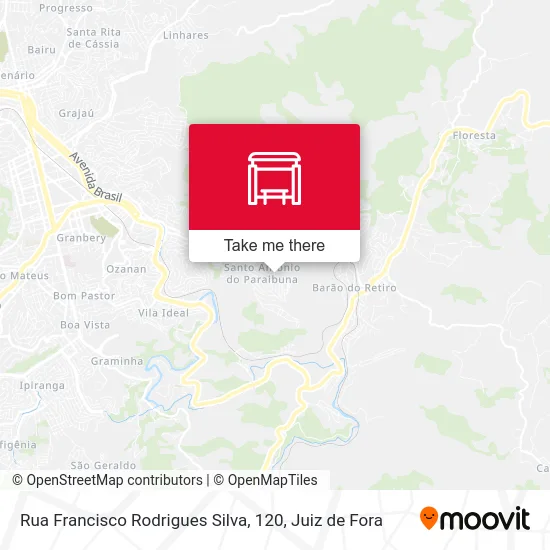 Rua Francisco Rodrigues Silva, 120 map
