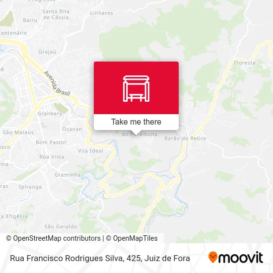 Rua Francisco Rodrigues Silva, 425 map