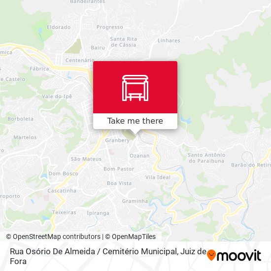 Mapa Rua Osório De Almeida / Cemitério Municipal