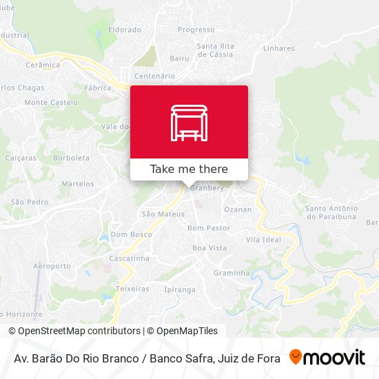 Mapa Av. Barão Do Rio Branco / Banco Safra