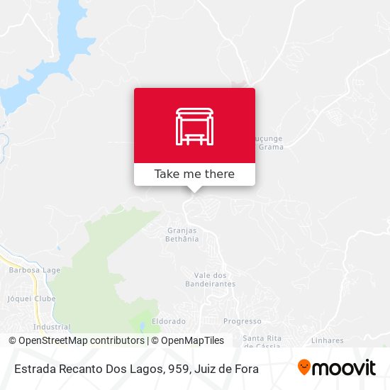 Estrada Recanto Dos Lagos, 959 map
