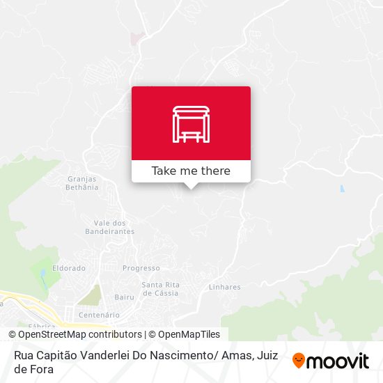 Rua Capitão Vanderlei Do Nascimento/ Amas map