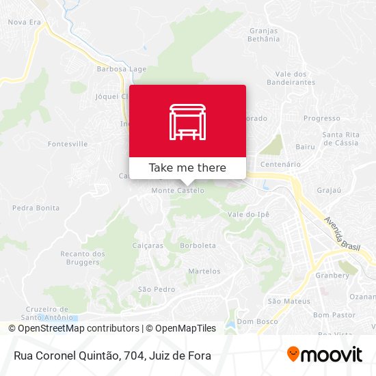 Rua Coronel Quintão, 704 map