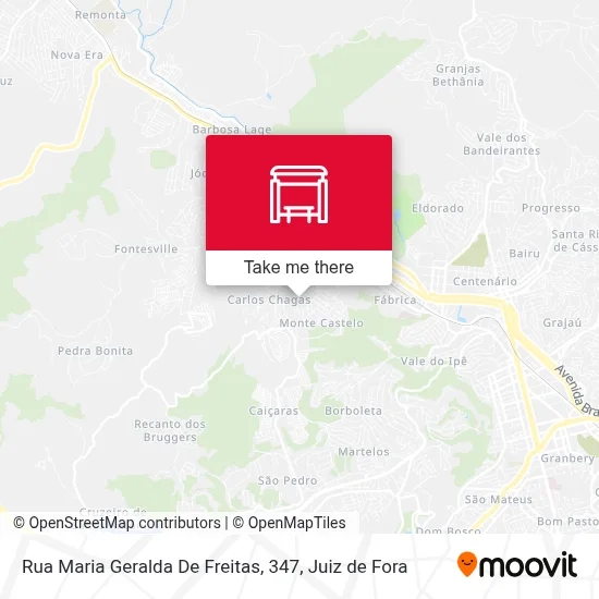 Rua Maria Geralda De Freitas, 347 map