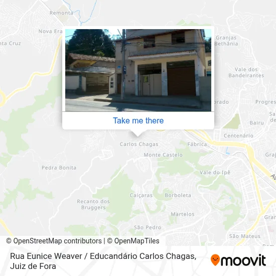 Rua Eunice Weaver / Educandário Carlos Chagas map