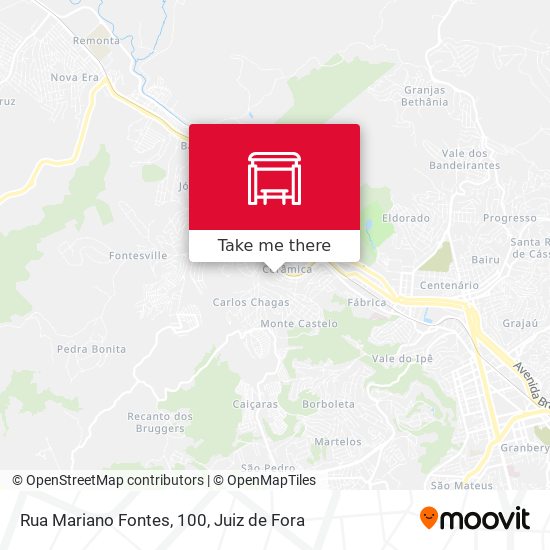 Rua Mariano Fontes, 100 map