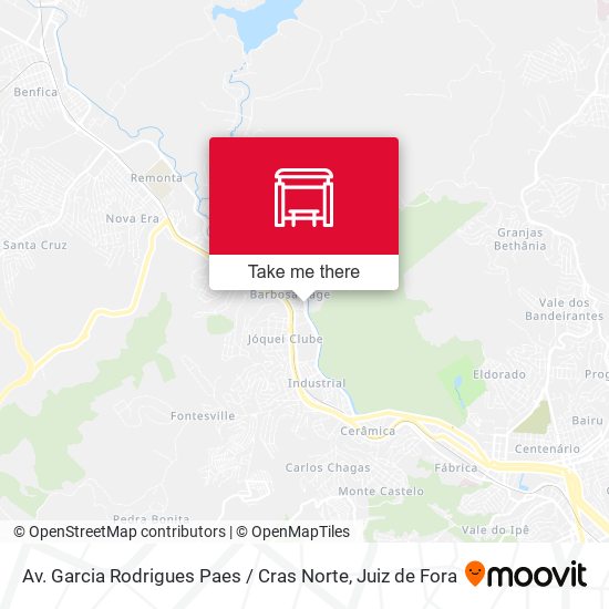Av. Garcia Rodrigues Paes / Cras Norte map