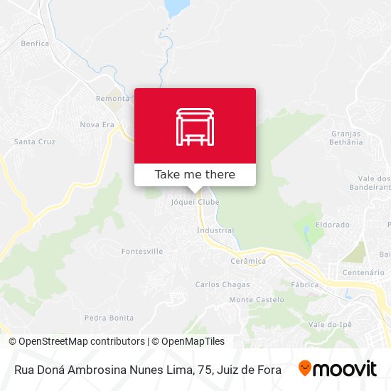 Rua Doná Ambrosina Nunes Lima, 75 map