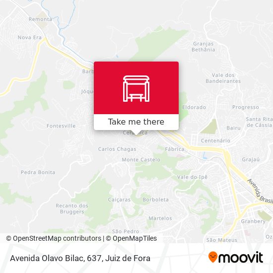 Avenida Olavo Bilac, 637 map