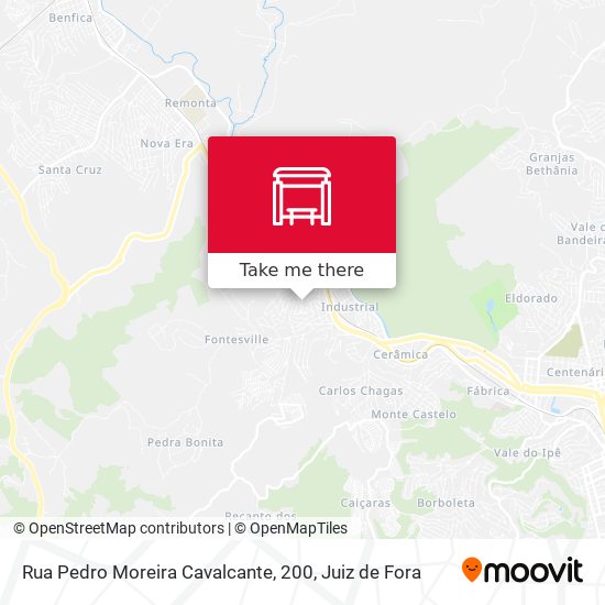 Rua Pedro Moreira Cavalcante, 200 map