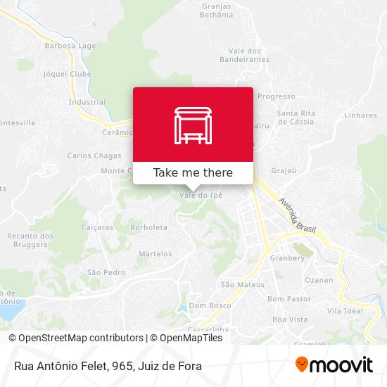 Rua Antônio Felet, 965 map