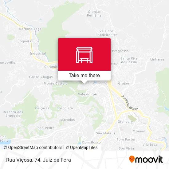 Rua Viçosa, 74 map