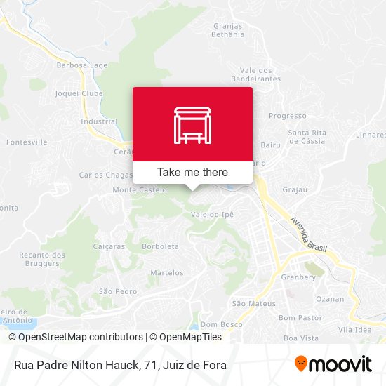 Mapa Rua Padre Nilton Hauck, 71