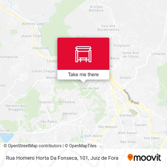 Rua Homero Horta Da Fonseca, 101 map